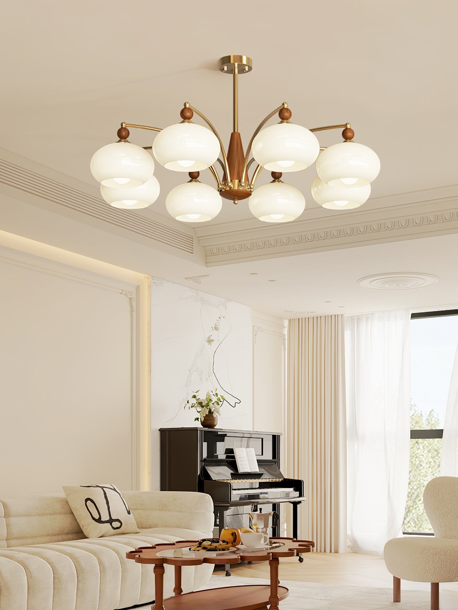 Retro Calliope Chandelier - Blowlighting