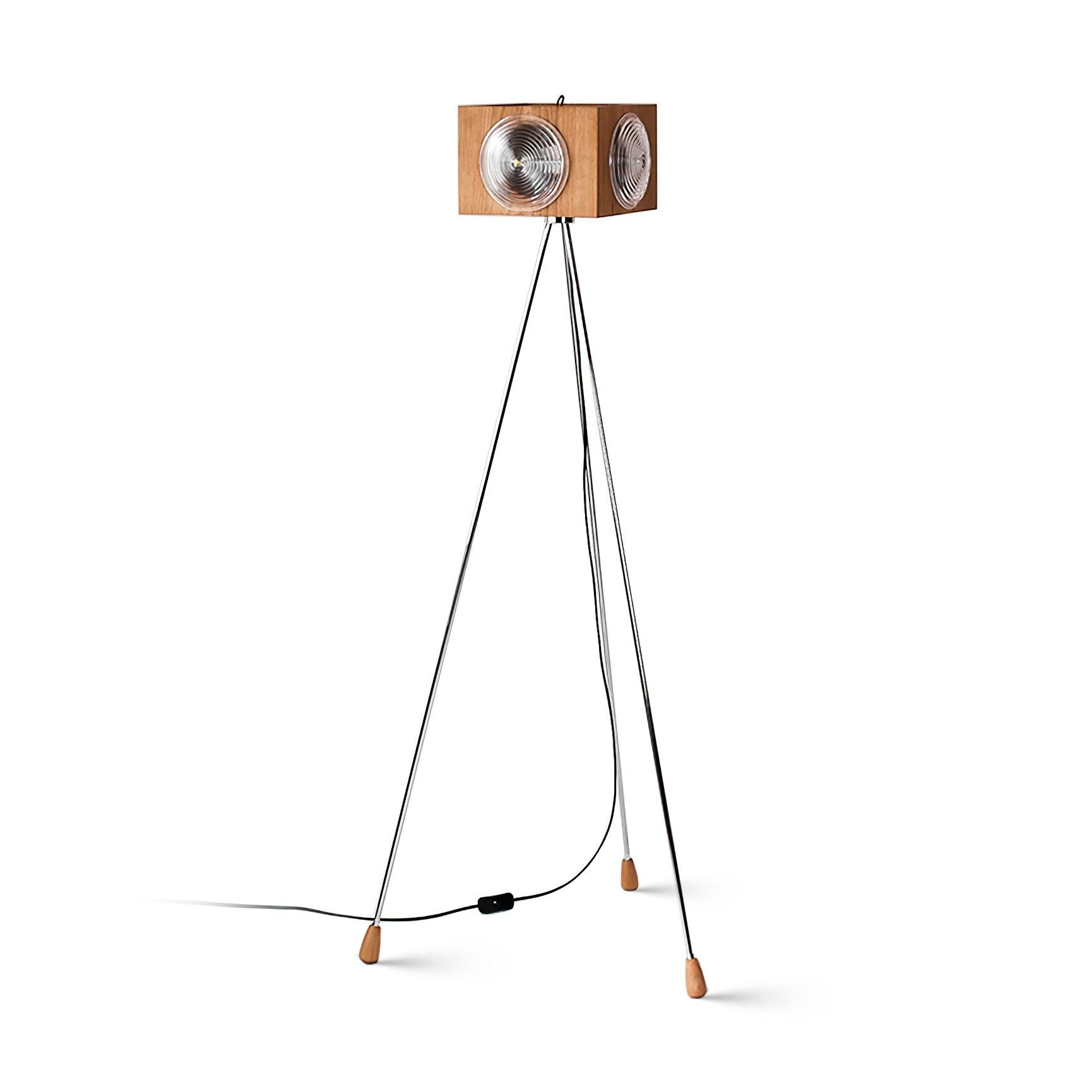 Vesoren Tripod Wood Floor Lamp - Blowlighting