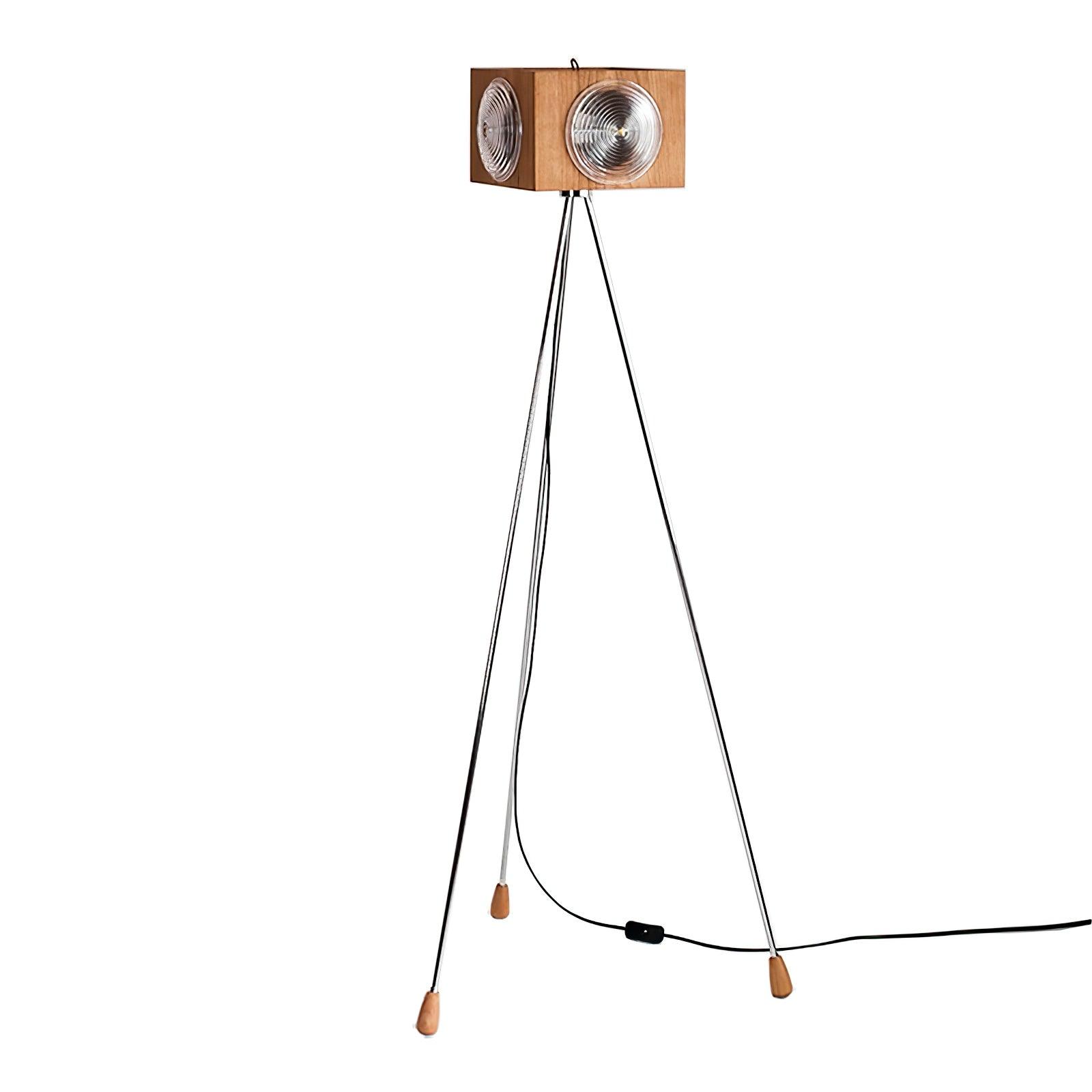 Vesoren Tripod Wood Floor Lamp - Blowlighting