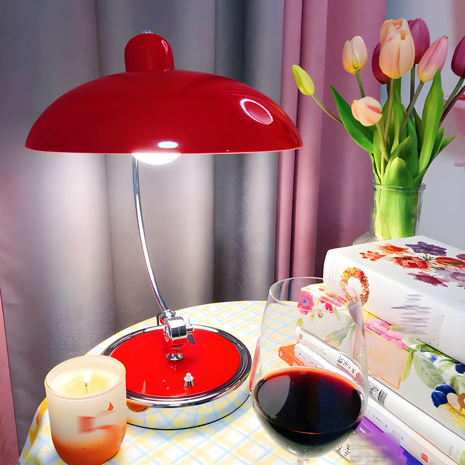 Retro Curve Desk Lamp - Blowlighting