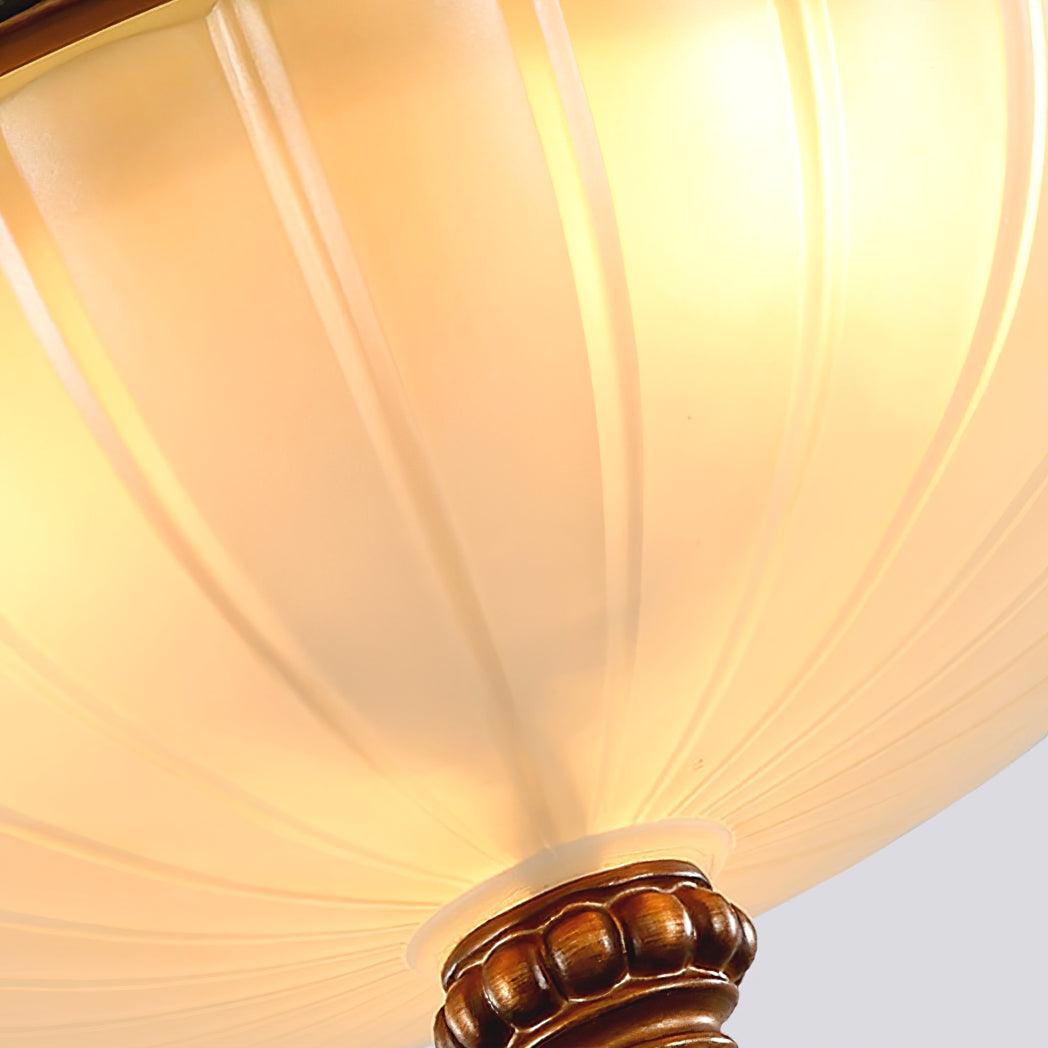 Retro Floral Resin Recessed Ceiling Light - Blowlighting