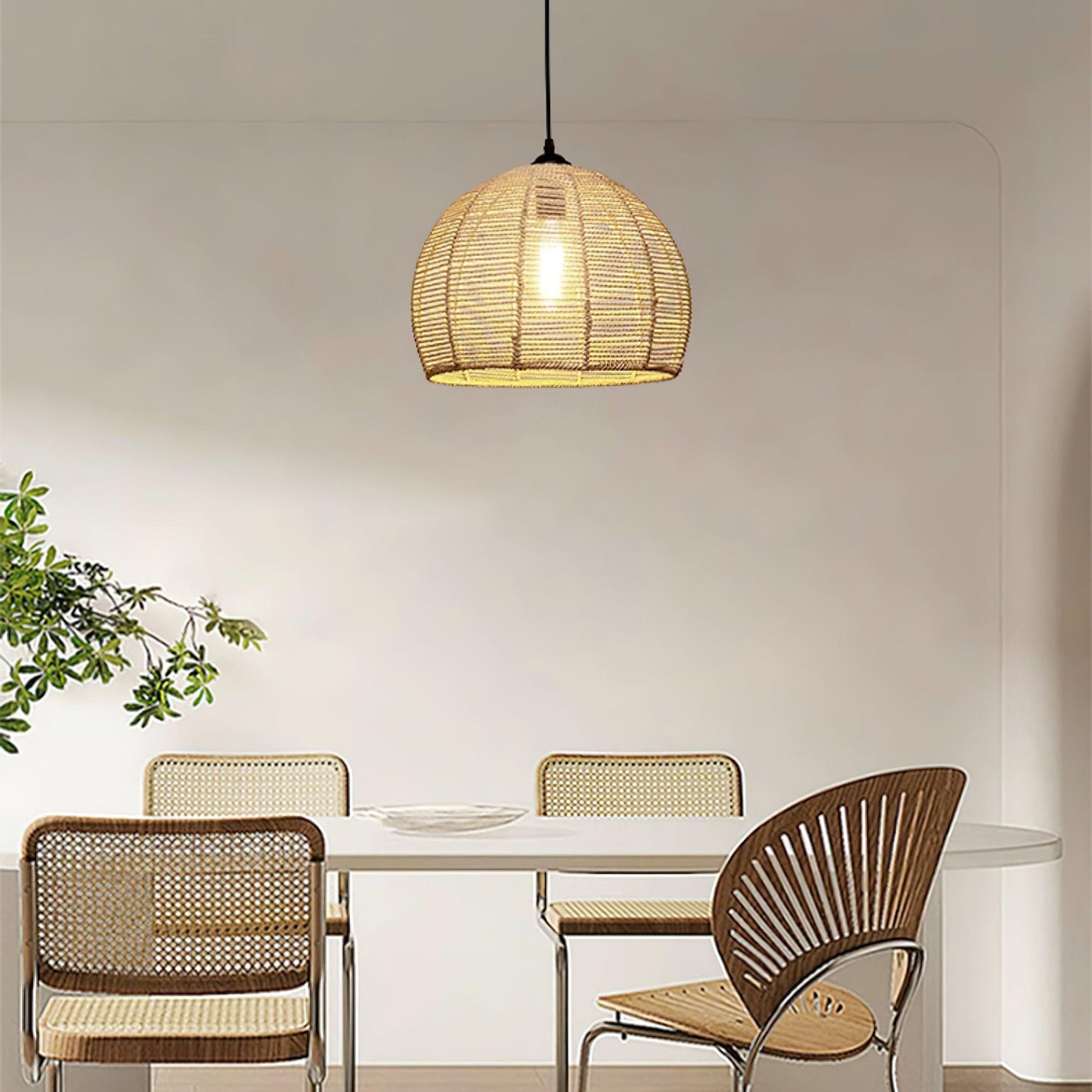 Retro Hemp Rope Interesting Pendant Light - Blowlighting