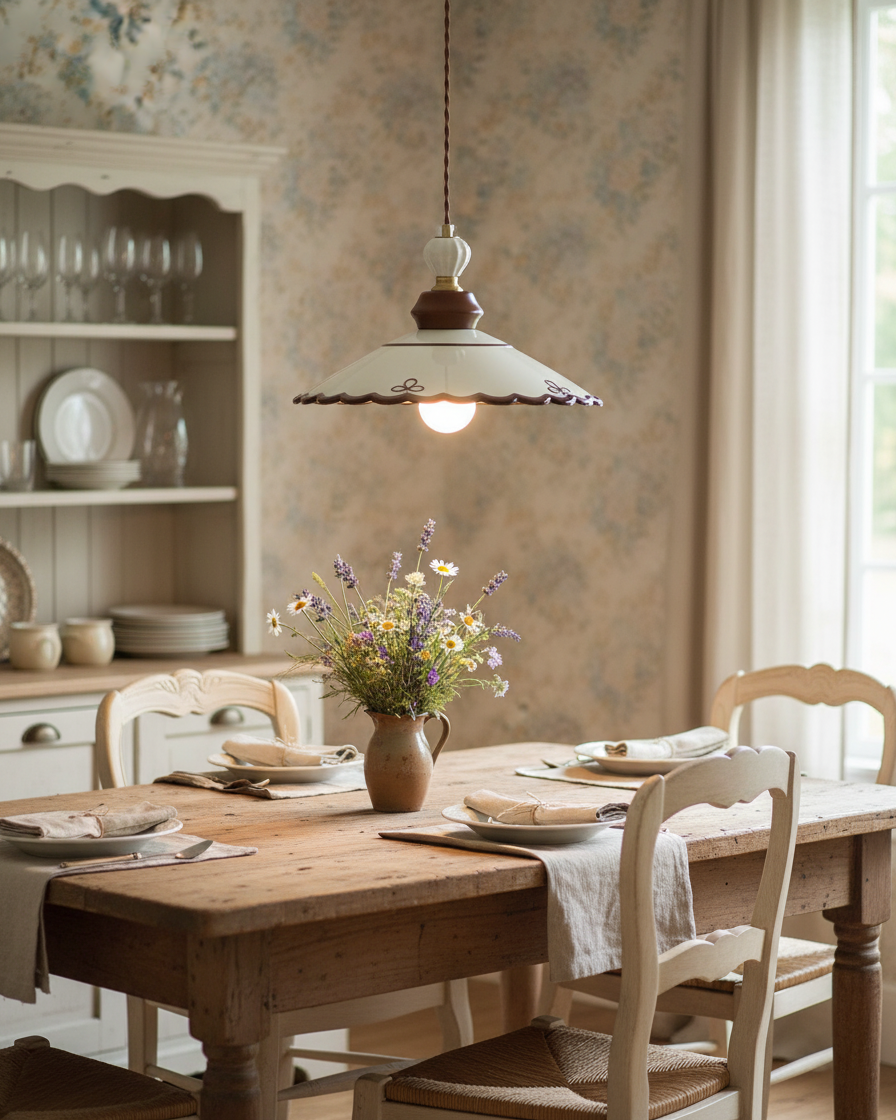 Celine Vintage Ceramics Pendant Light