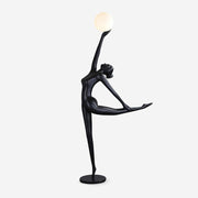 Lyrielle Ballerina Black Metal Floor Lamp - Blowlighting