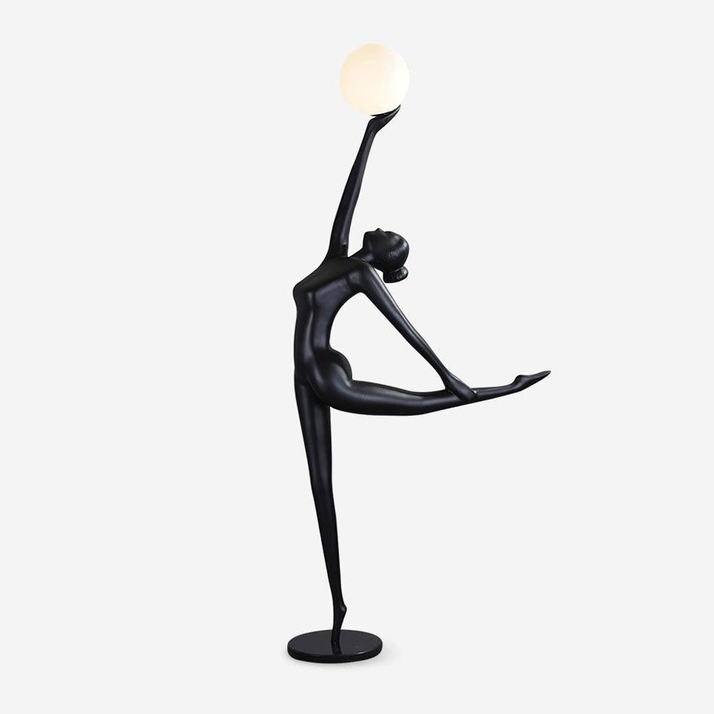 Lyrielle Ballerina Black Metal Floor Lamp - Blowlighting