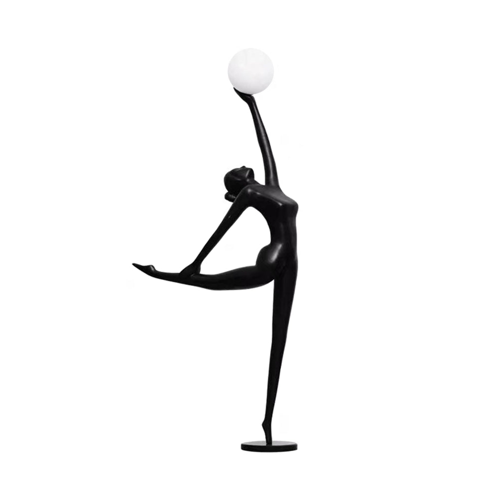 Lyrielle Ballerina Black Metal Floor Lamp - Blowlighting