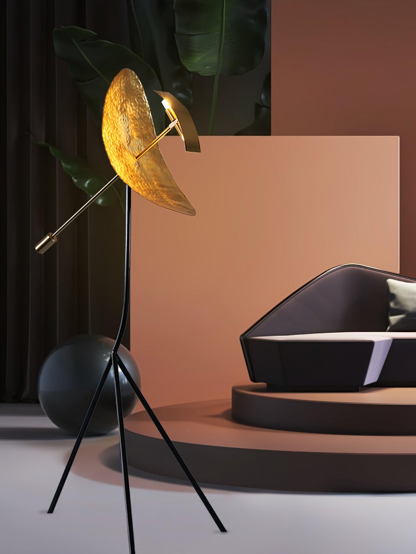 Aurelia Sculptural Metal Floor Lamp - Blowlighting