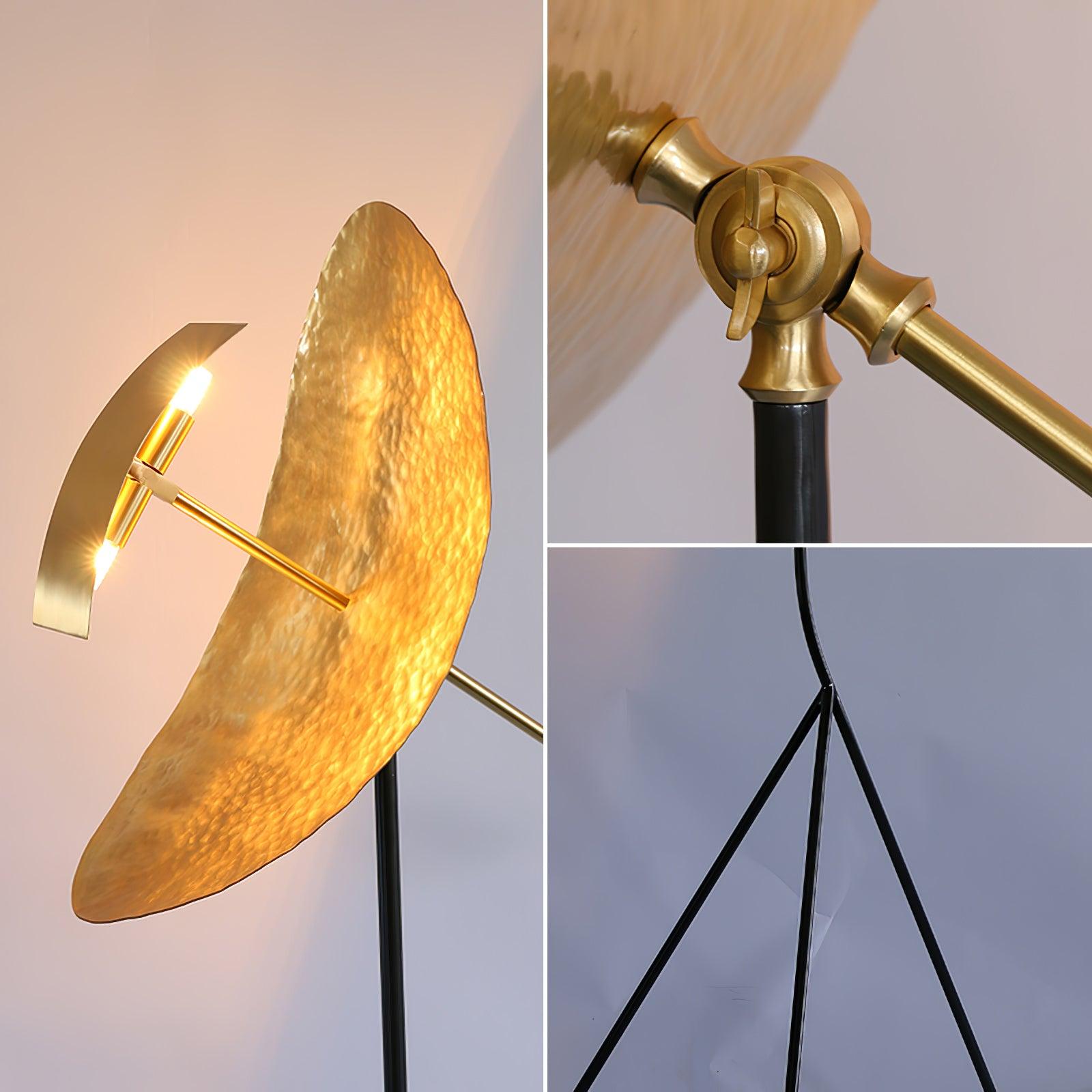 Aurelia Sculptural Metal Floor Lamp - Blowlighting