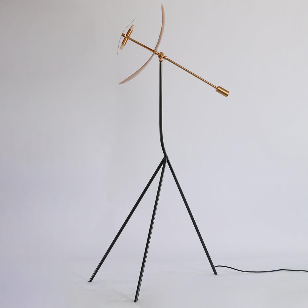 Aurelia Sculptural Metal Floor Lamp - Blowlighting