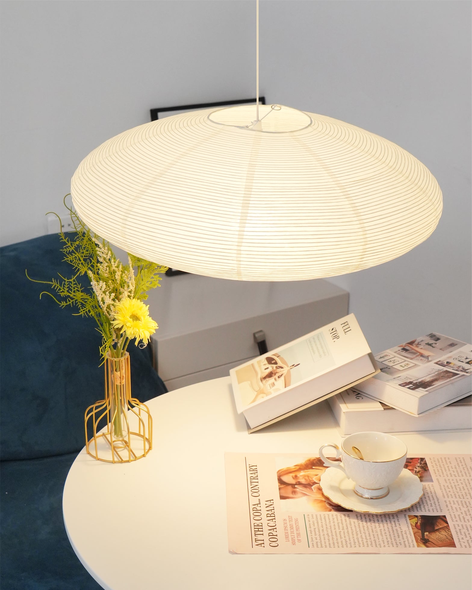 Washi Paper 15A Swag Light - Blowlighting