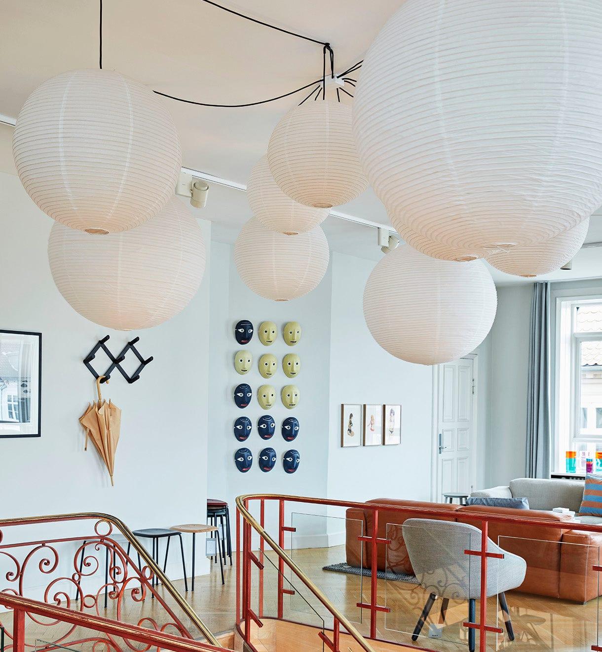 Washi Paper A Pendant Lamp - Blowlighting