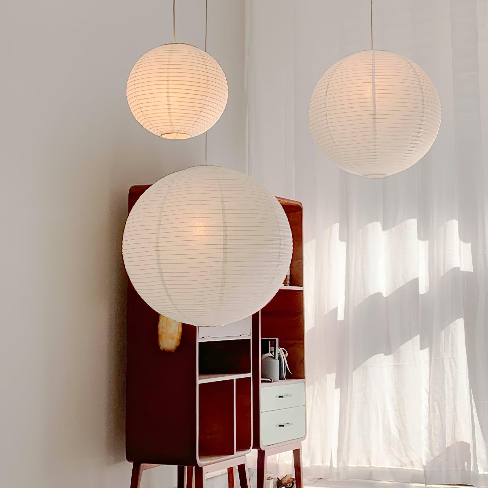 Washi Paper A Pendant Lamp - Blowlighting
