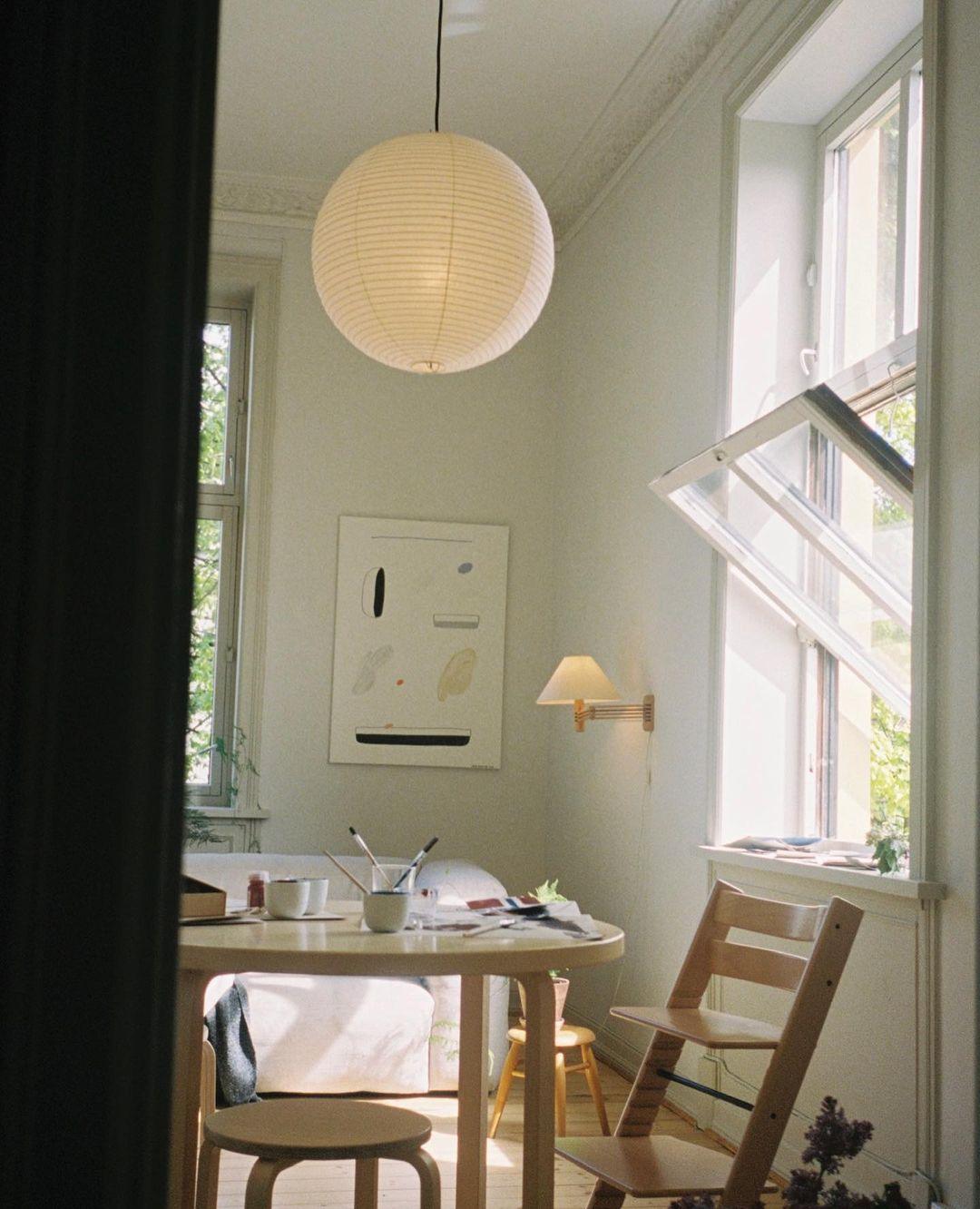 Washi Paper A Pendant Lamp - Blowlighting