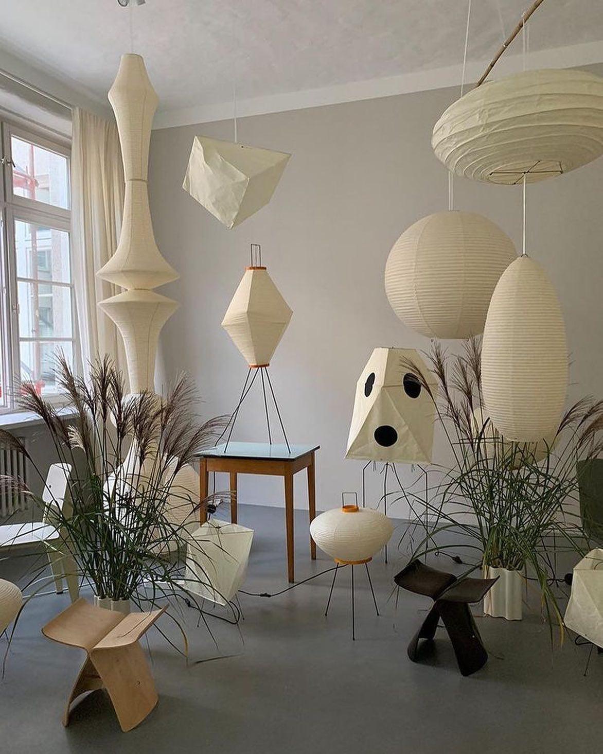Washi Paper E Pendant Light - Blowlighting