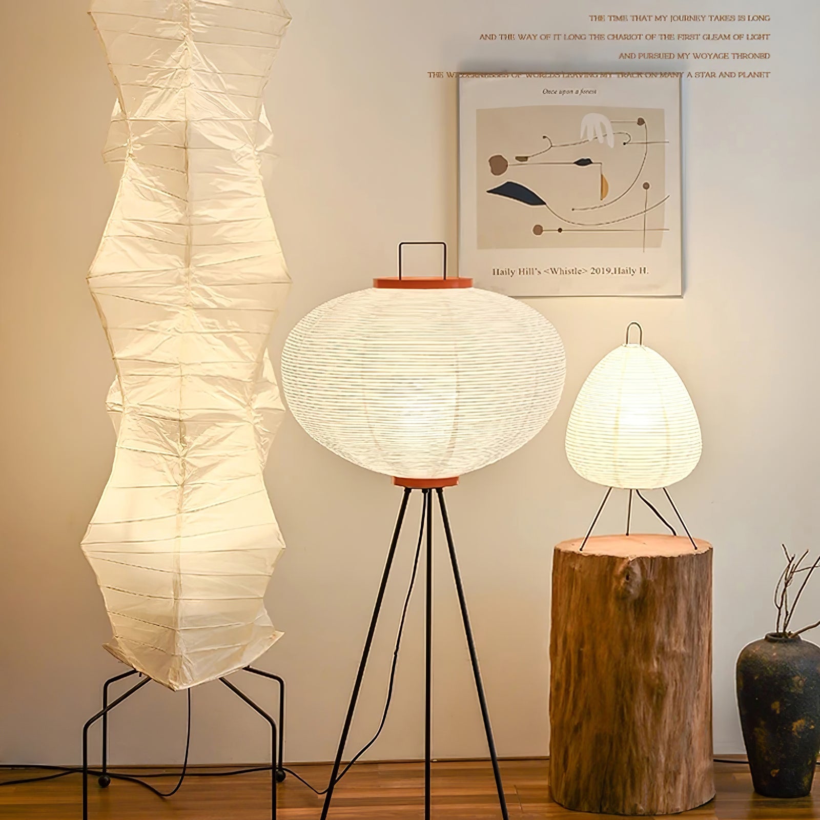 Rice Paper Floor Lamp - Blowlighting