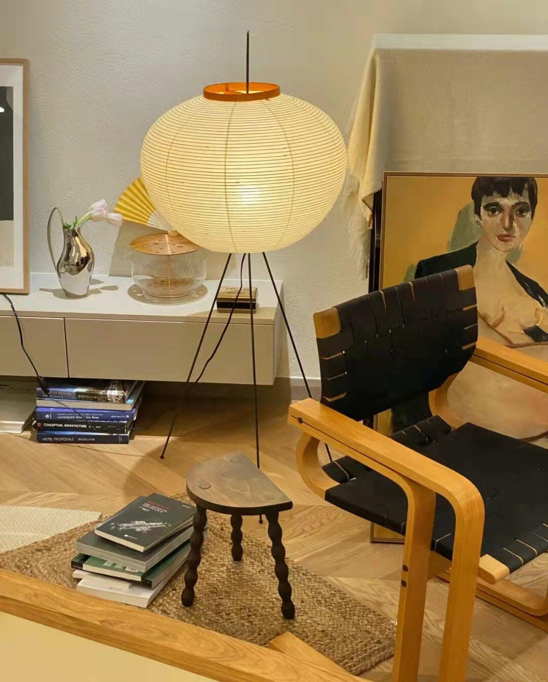 Rice Paper Floor Lamp - Blowlighting