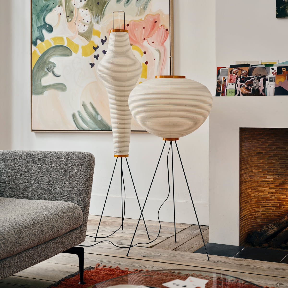 Rice Paper Floor Lamp - Blowlighting