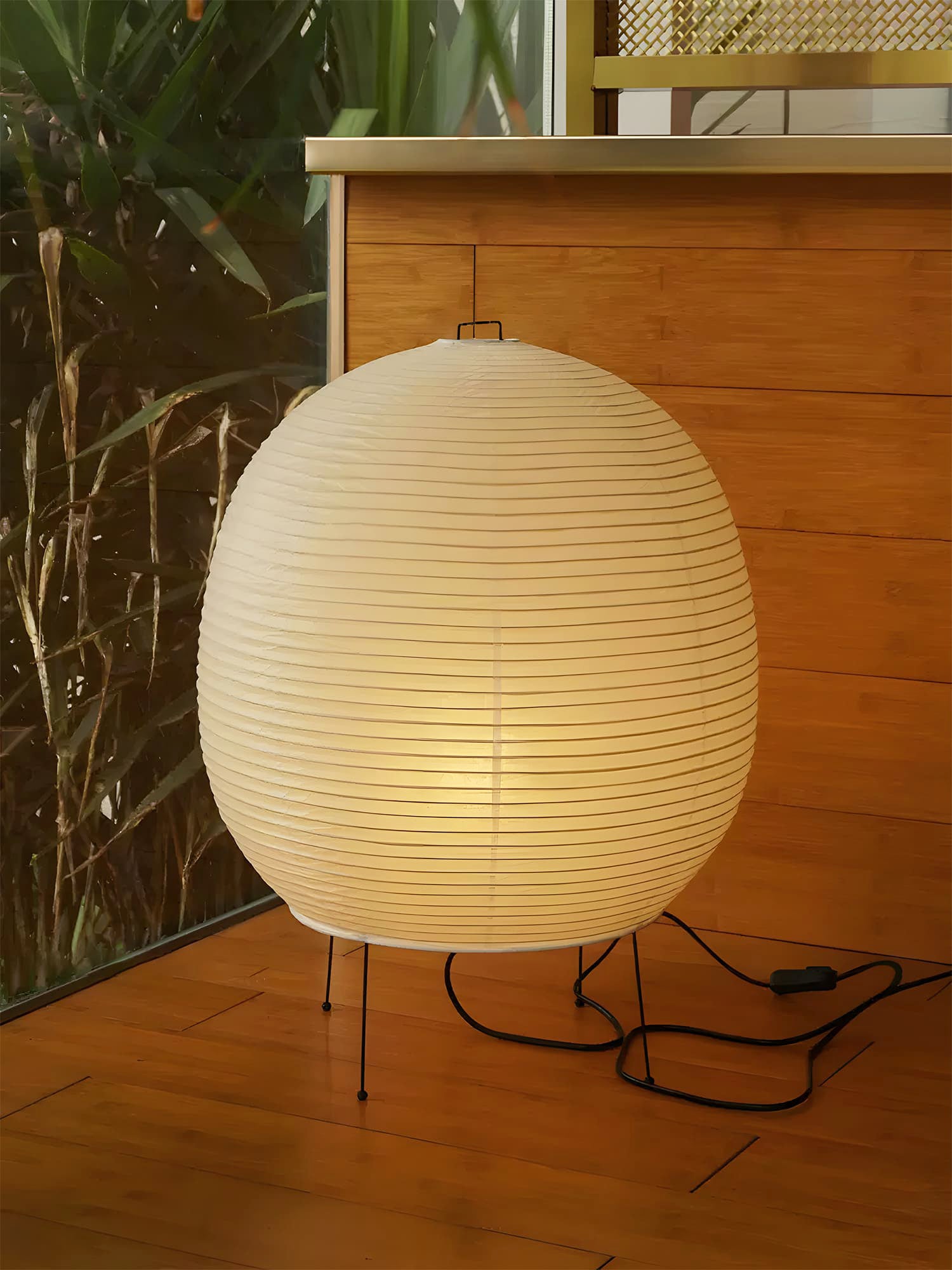Rice Paper Lantern Table Lamp - Blowlighting