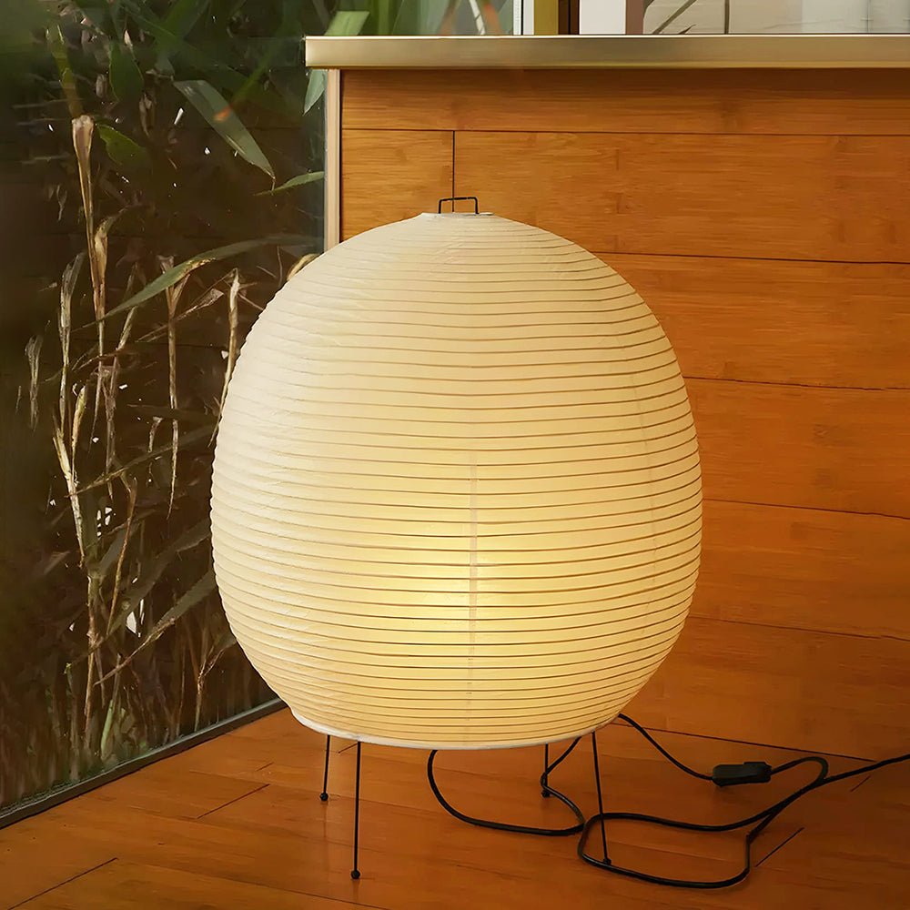 Rice Paper Lantern Table Lamp - Blowlighting