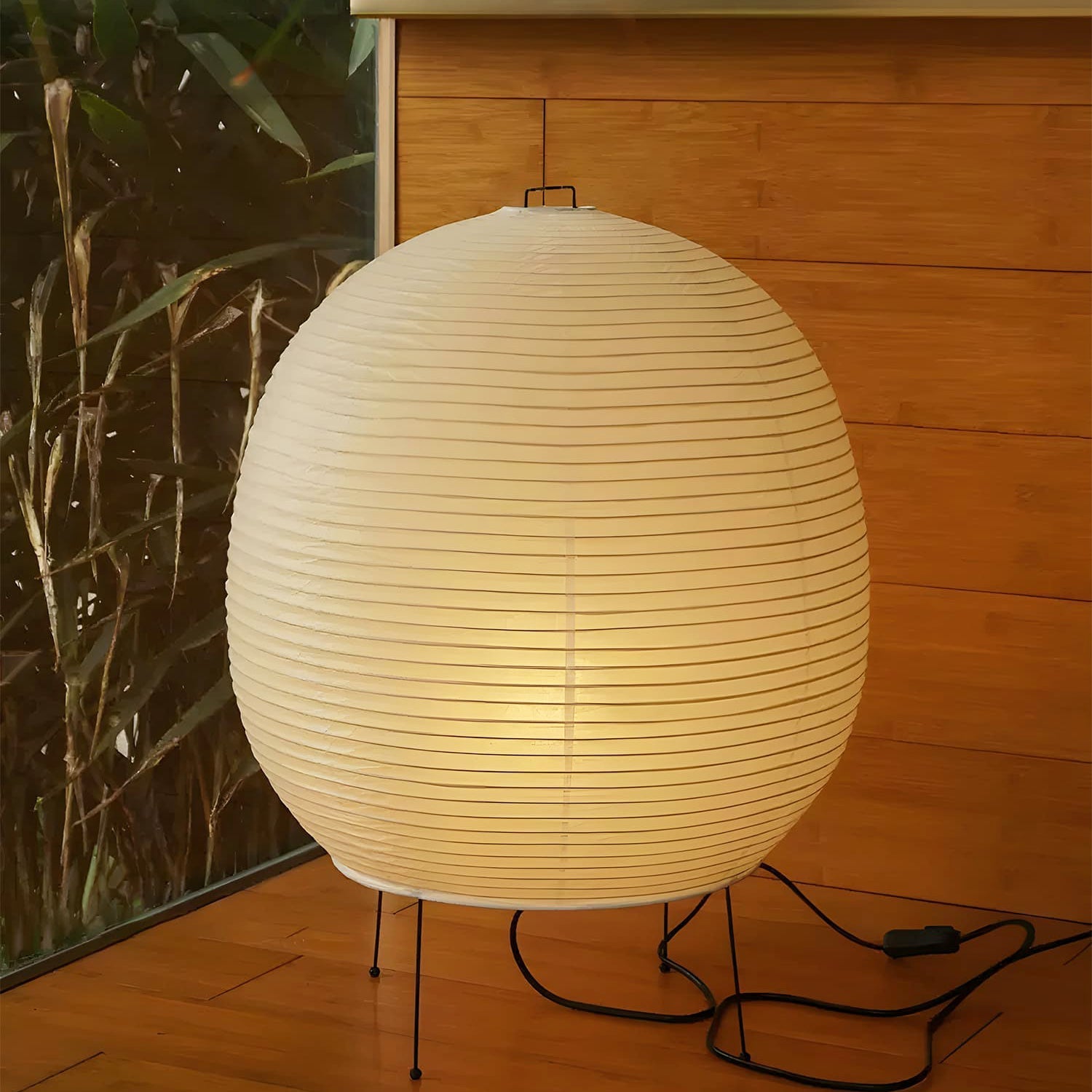 Rice Paper Lantern Table Lamp - Blowlighting