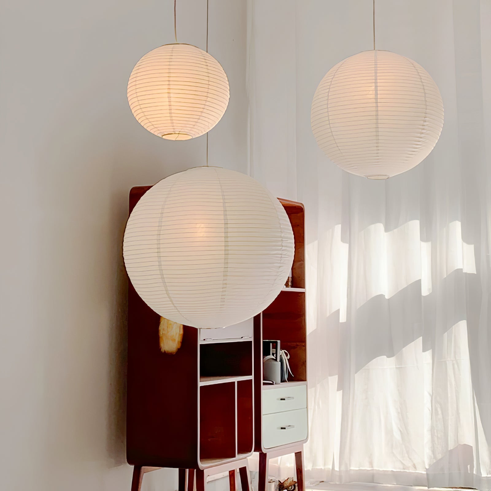 Washi Paper A Pendant Lamp - Blowlighting