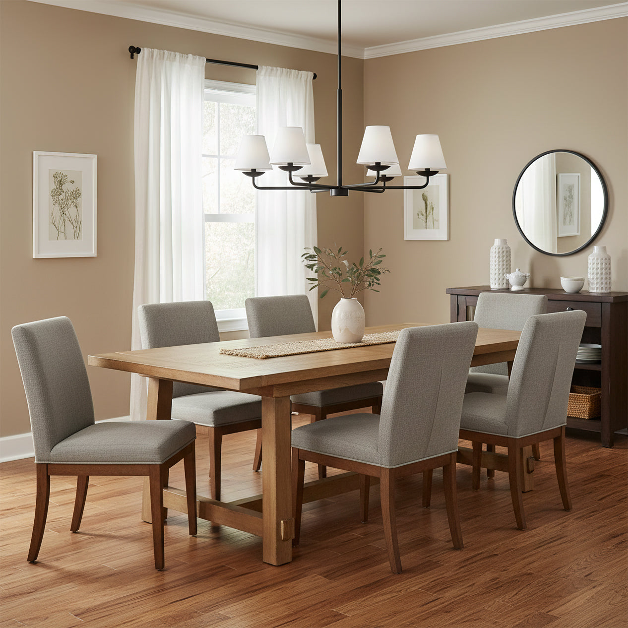 Riesel Modern Fabric Chandelier