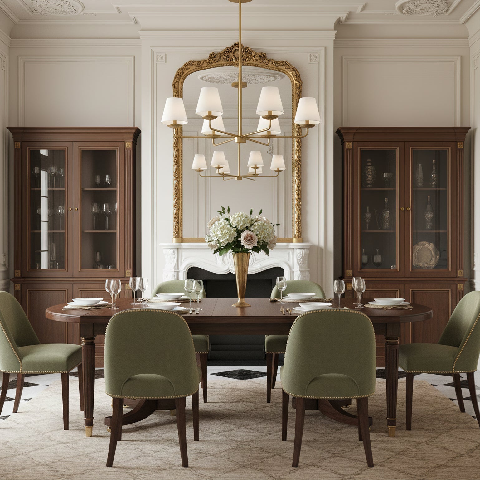 Riesel Modern Fabric Chandelier