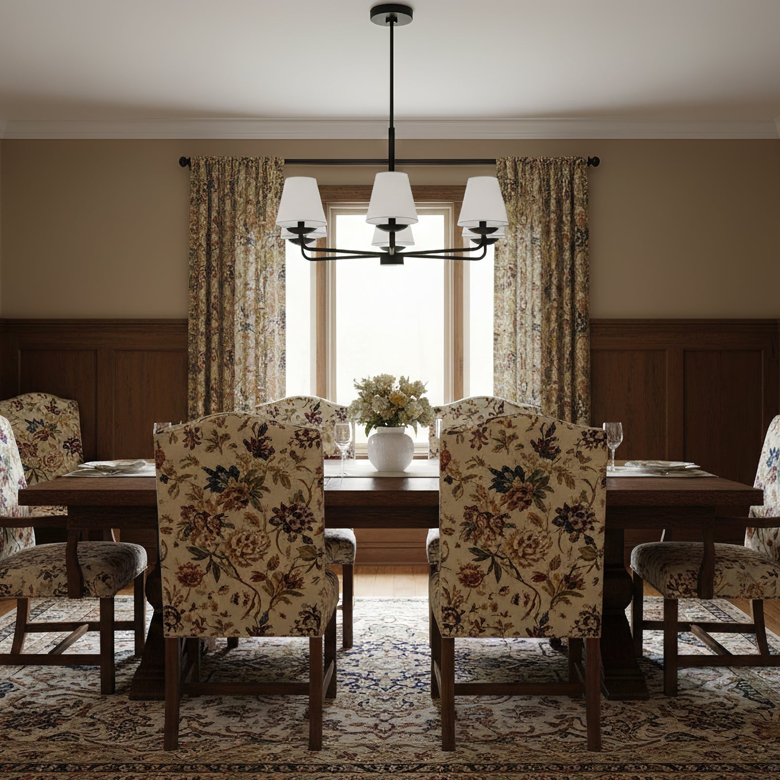 Riesel Modern Fabric Chandelier