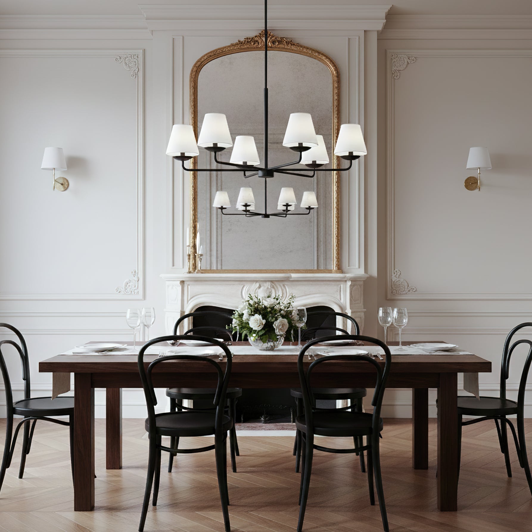 Riesel Modern Fabric Chandelier