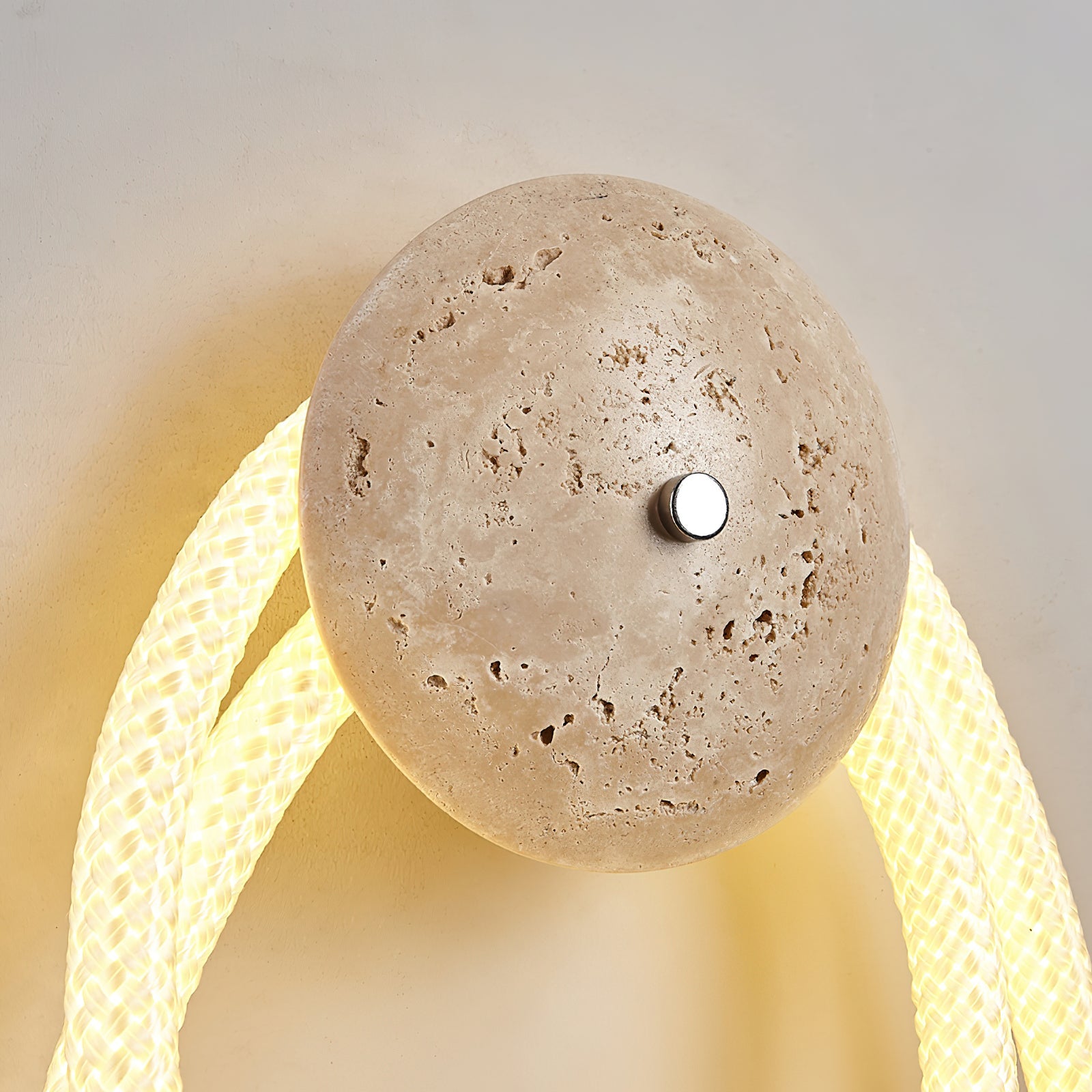 Rigel Minimalist Travertine Wall Light