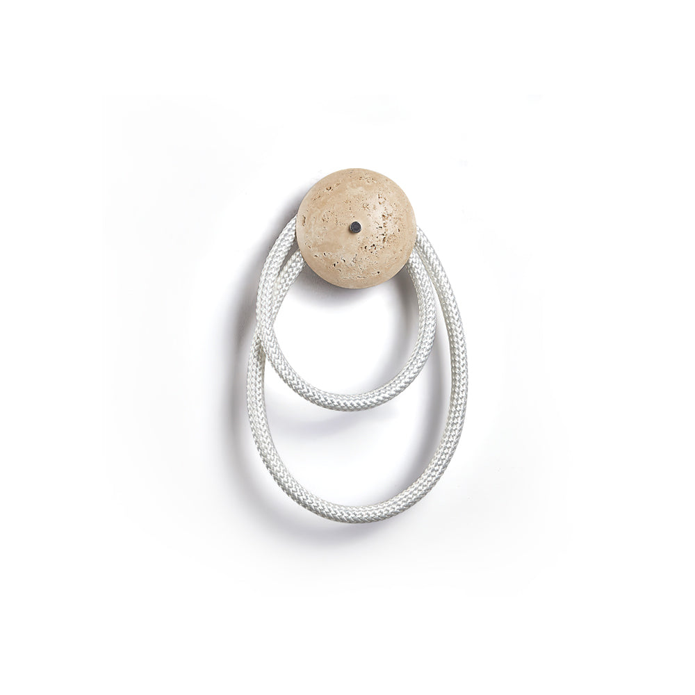 Rigel Minimalist Travertine Wall Light