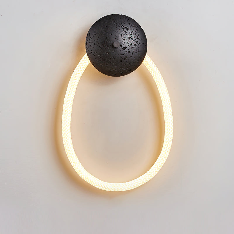 Rigel Minimalist Travertine Wall Light