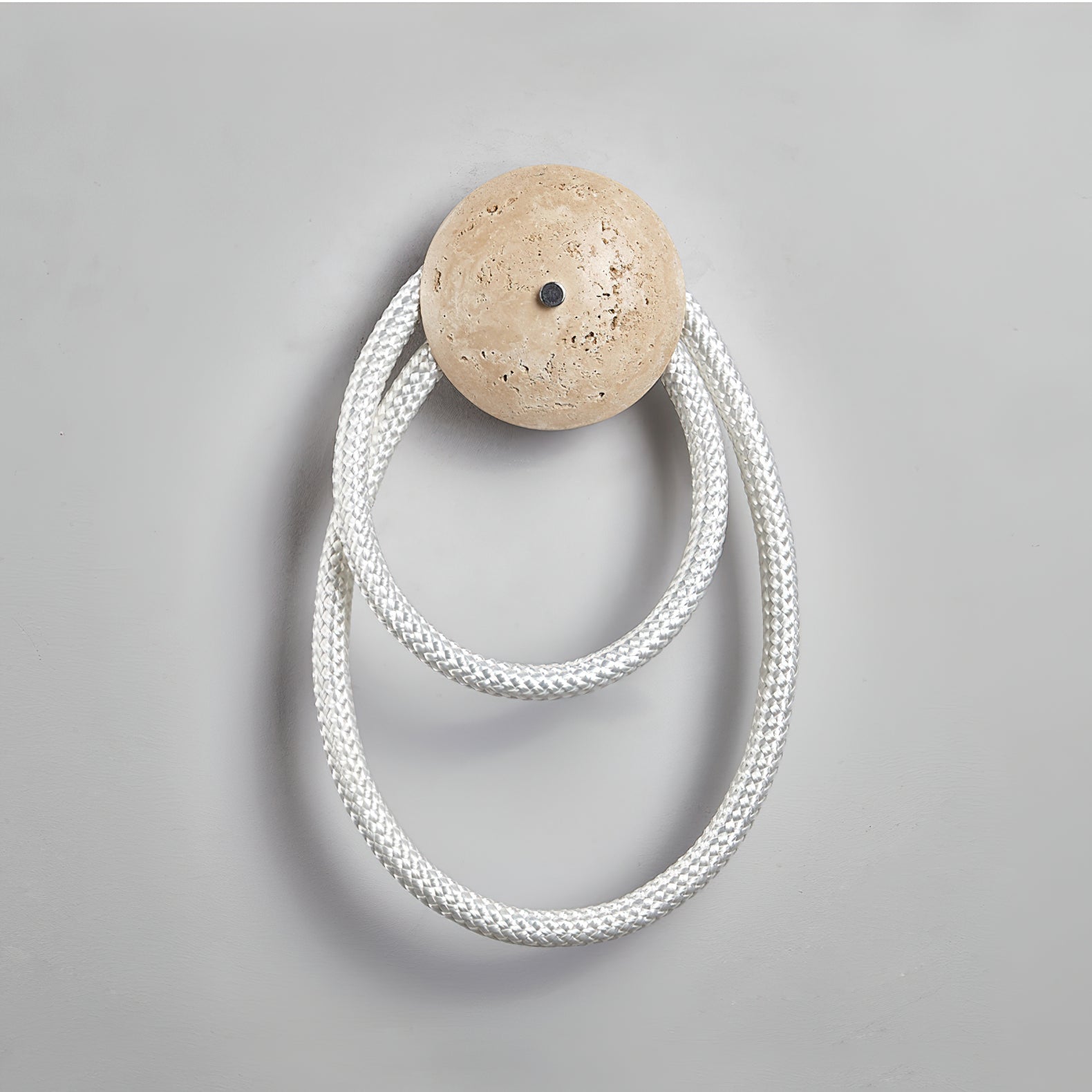 Rigel Minimalist Travertine Wall Light