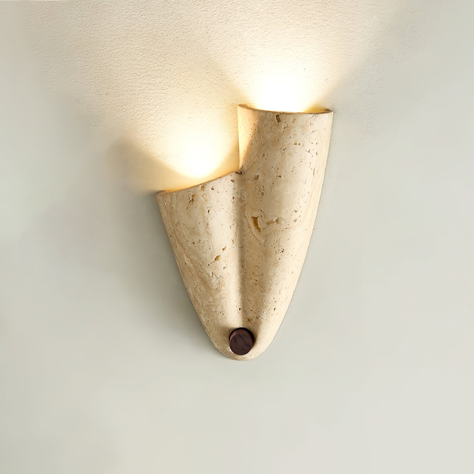 Artistic Travertine Wall Light - Blowlighting