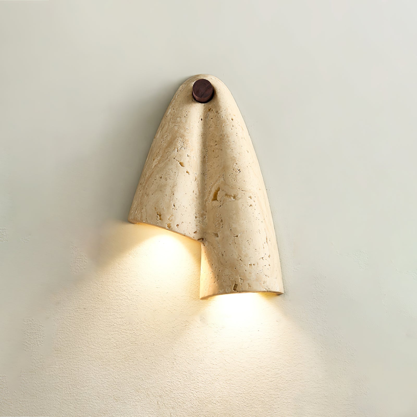 Artistic Travertine Wall Light - Blowlighting