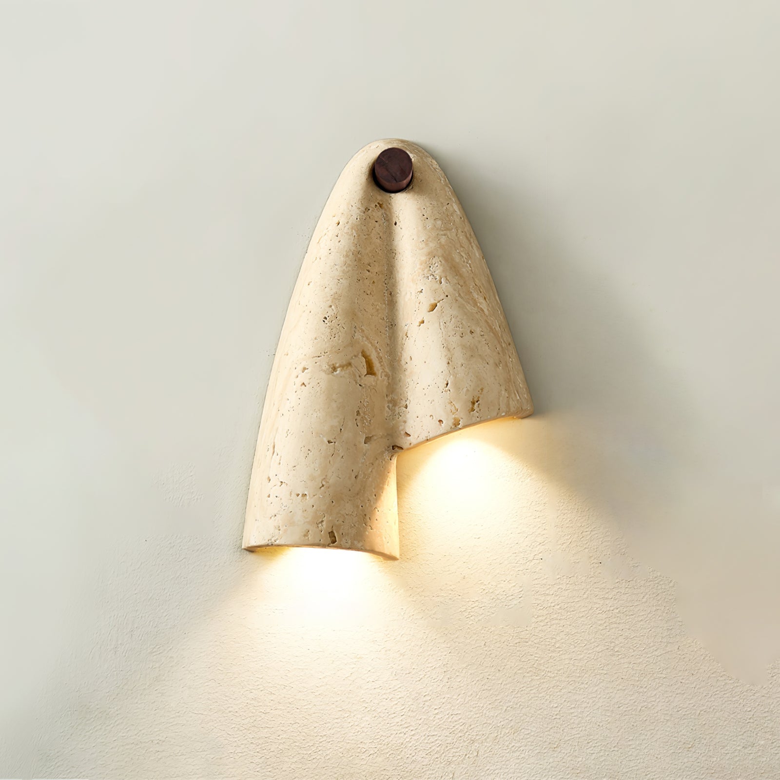 Artistic Travertine Wall Light - Blowlighting