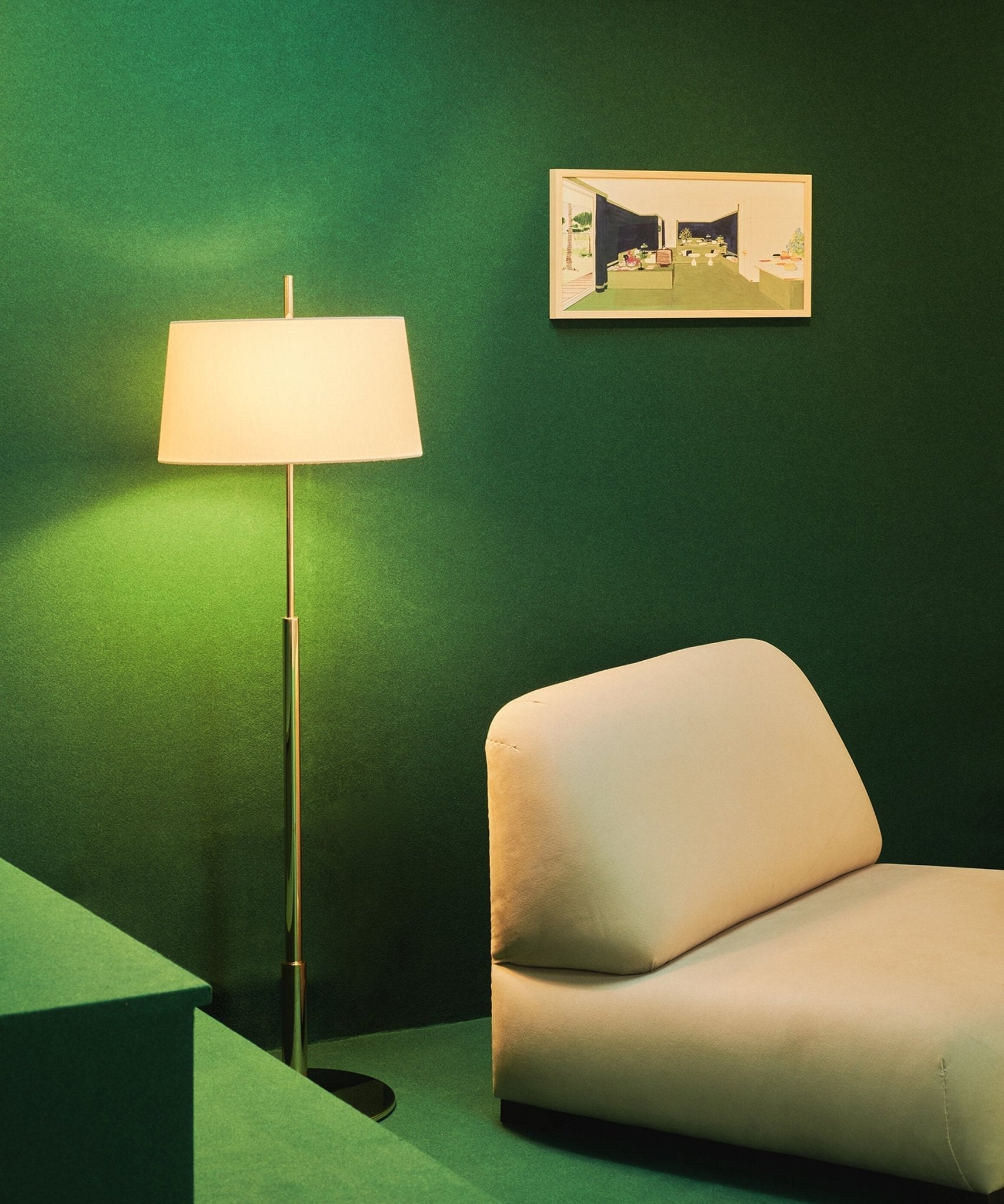 Brooks Minimalist Metal Floor Lamp - Blowlighting
