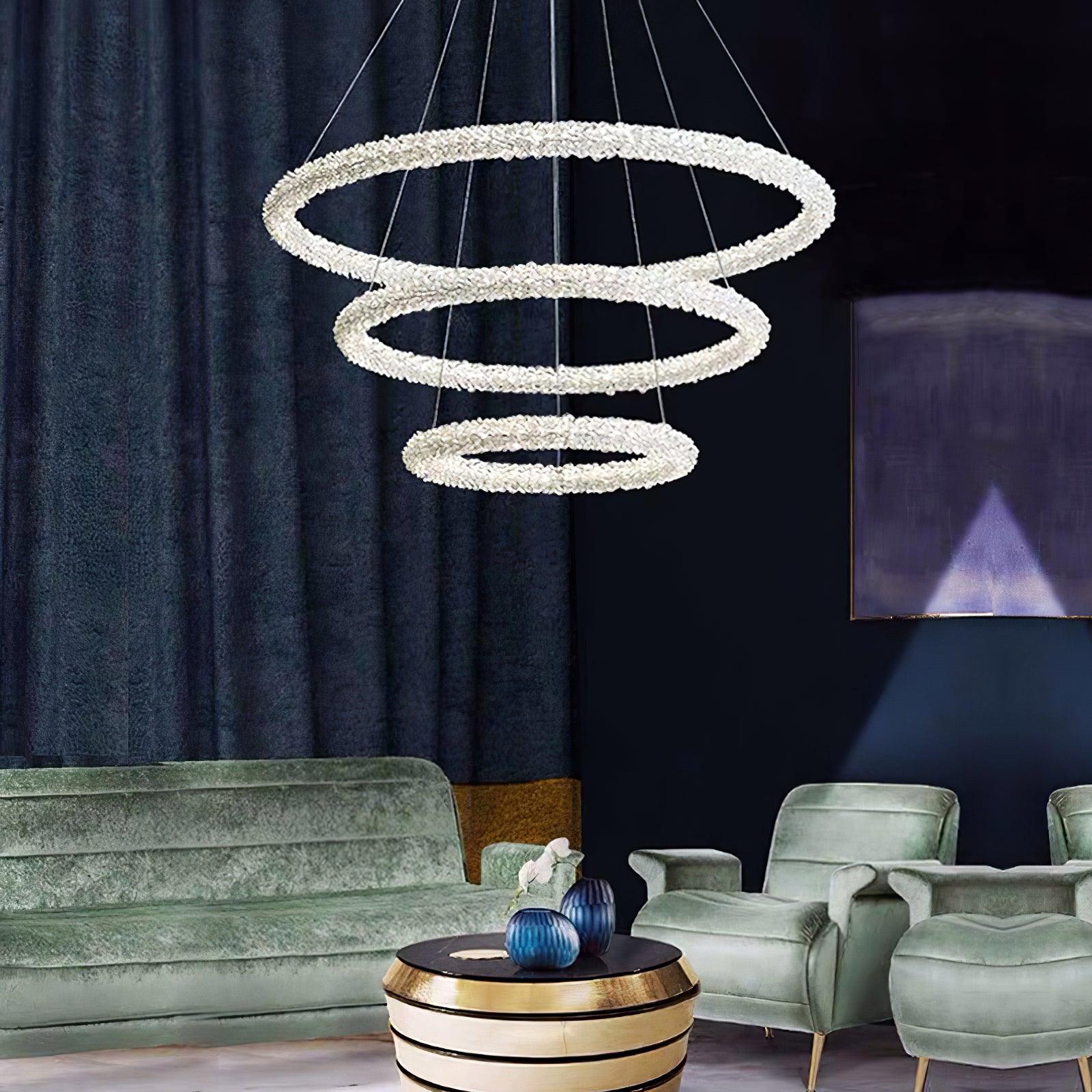 Ring Crystal Chandeliers - Blowlighting