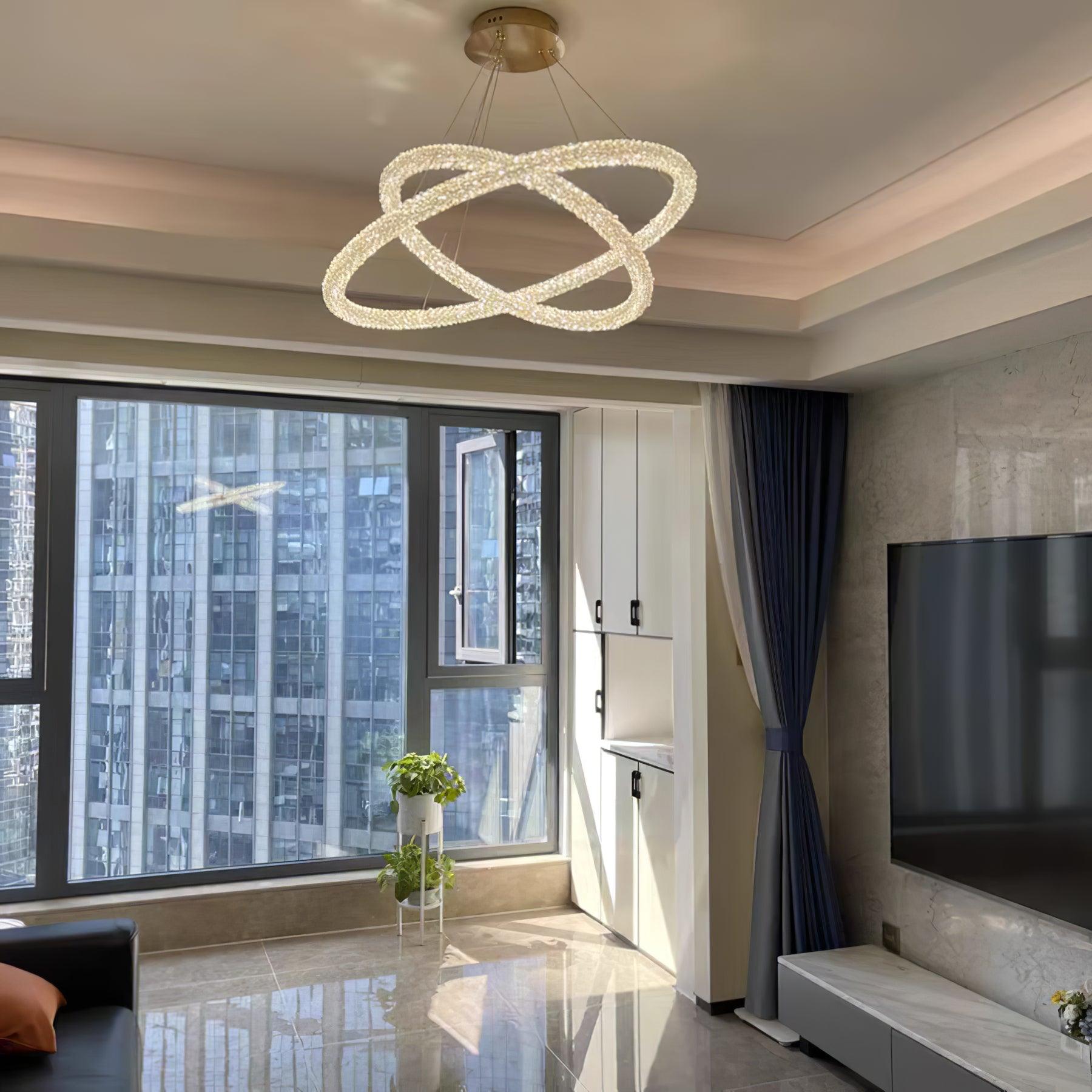 Ring Crystal Chandeliers - Blowlighting