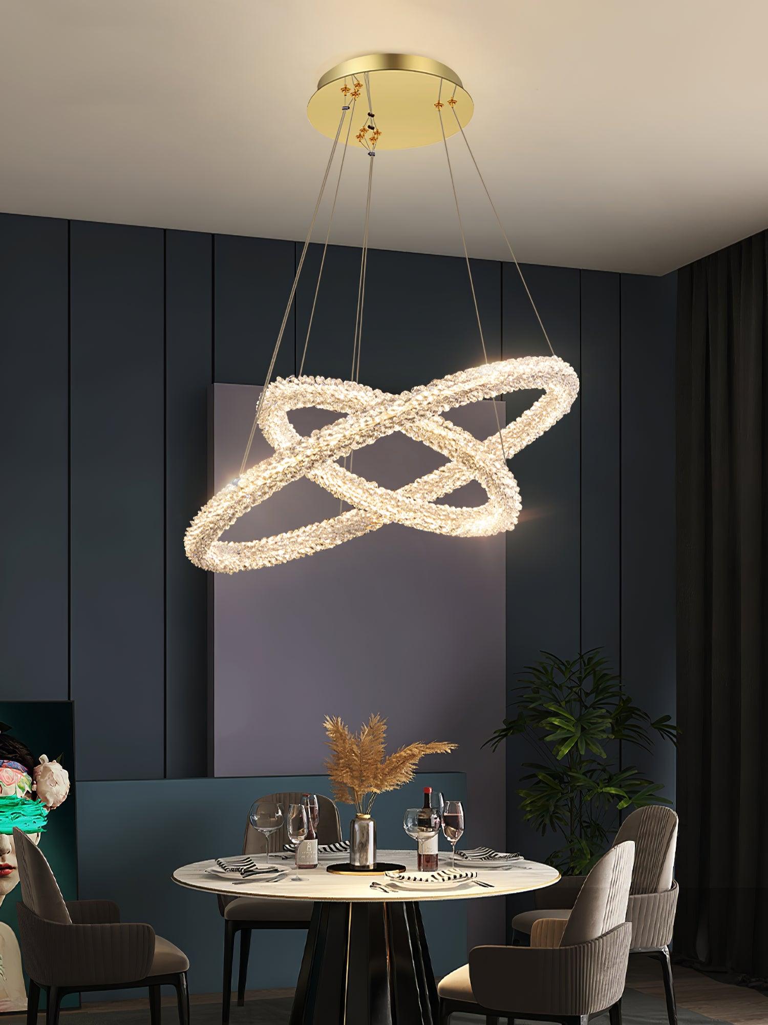 Ring Crystal Chandeliers - Blowlighting
