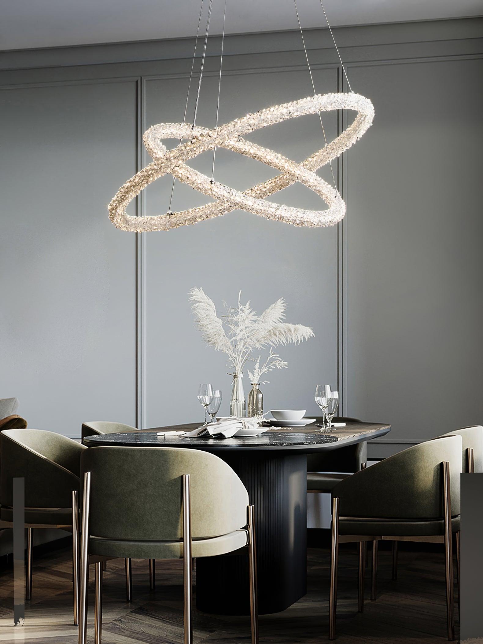 Ring Crystal Chandeliers - Blowlighting