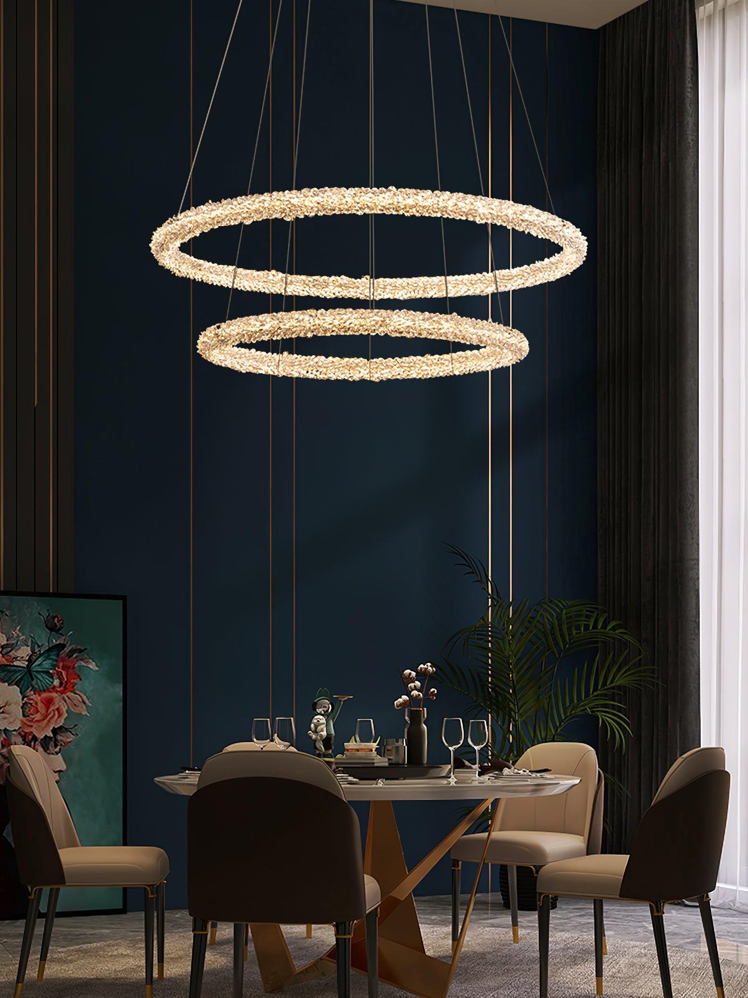 Ring Crystal Chandeliers - Blowlighting