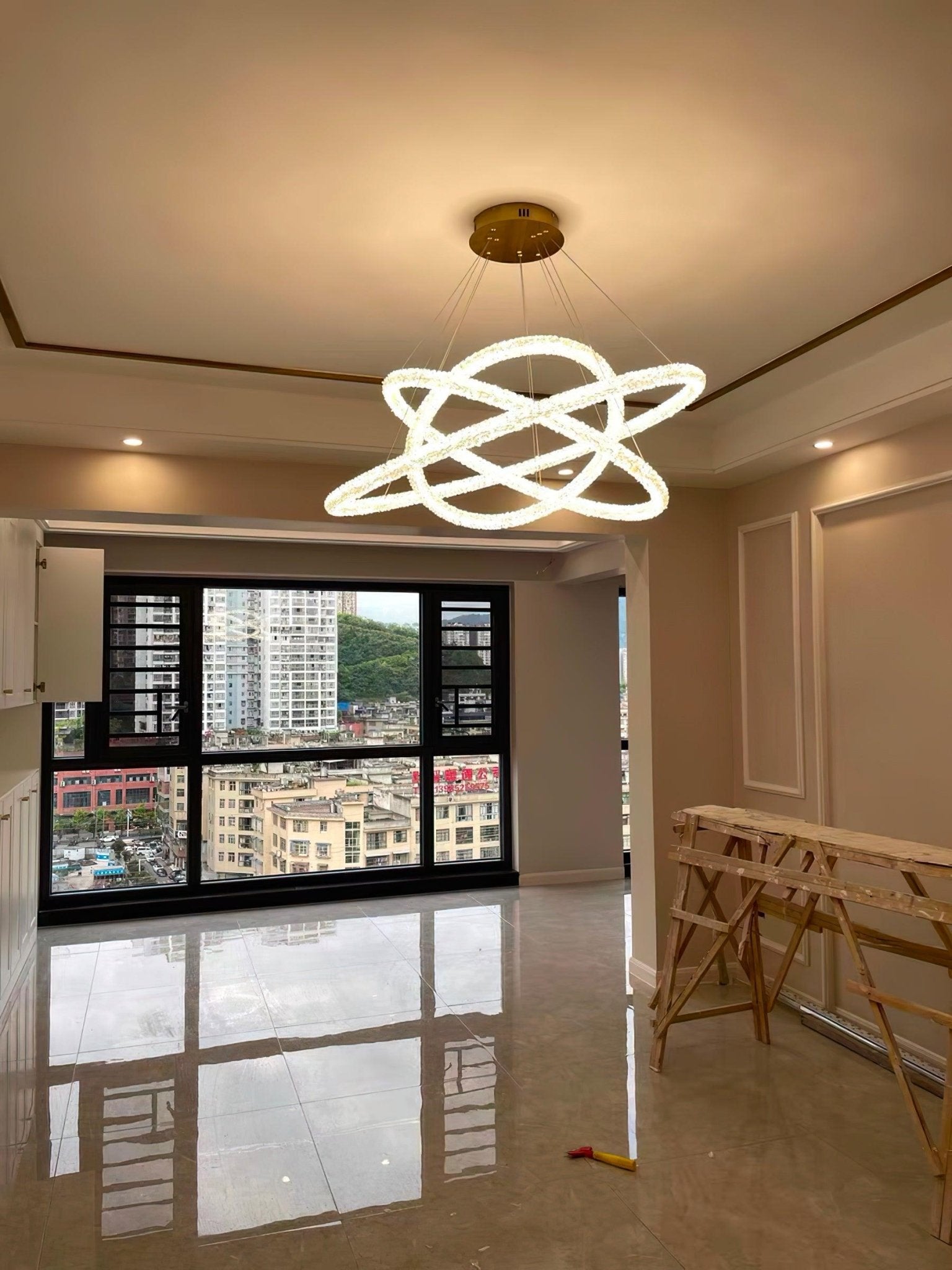 Ring Crystal Chandeliers - Blowlighting