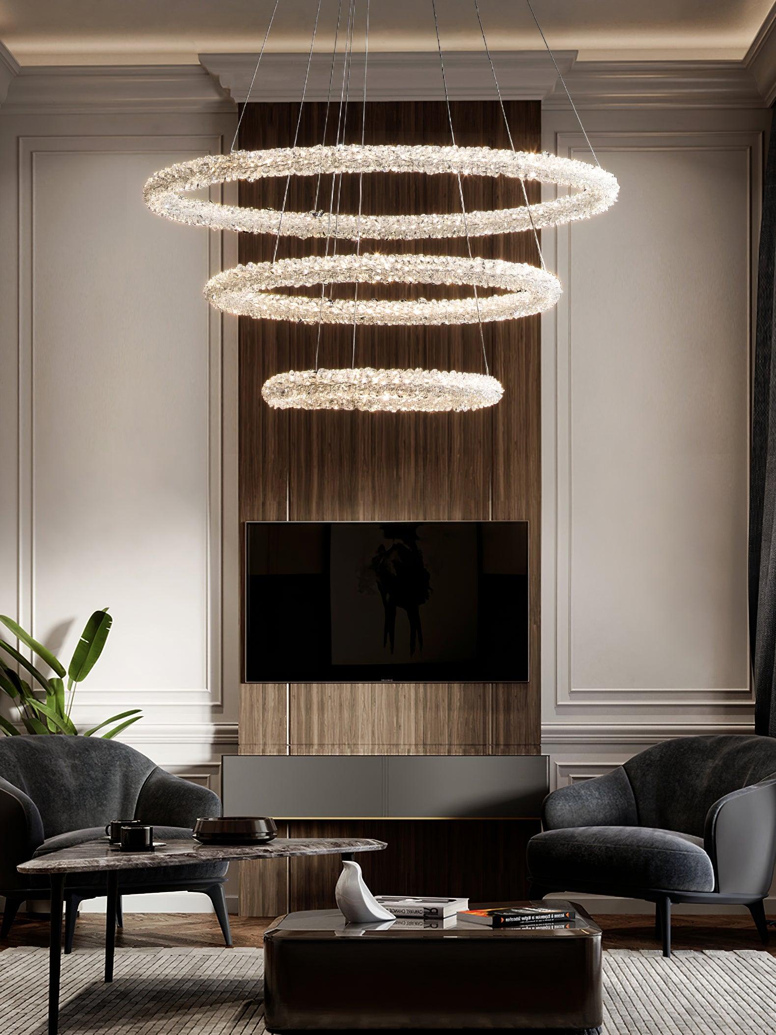 Ring Crystal Chandeliers - Blowlighting