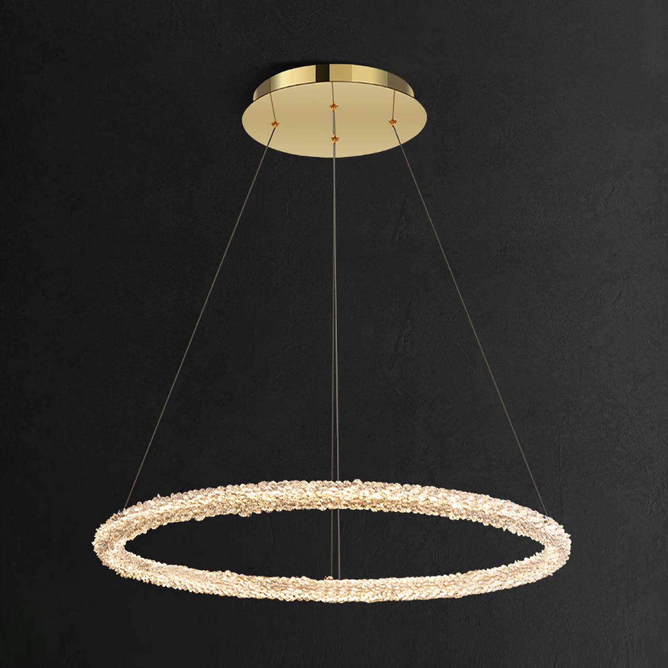 Ring Crystal Chandeliers - Blowlighting
