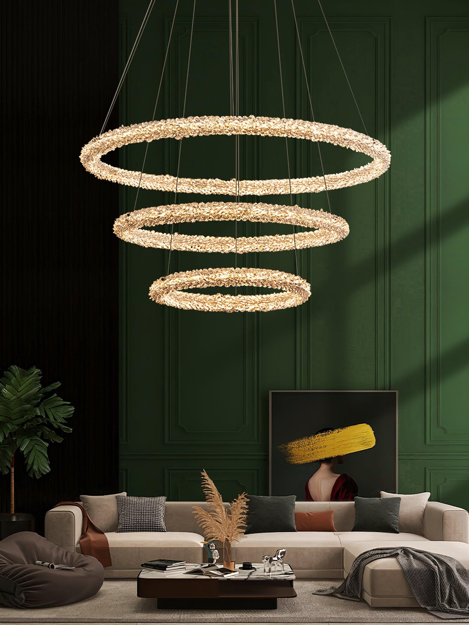 Ring Crystal Chandeliers - Blowlighting