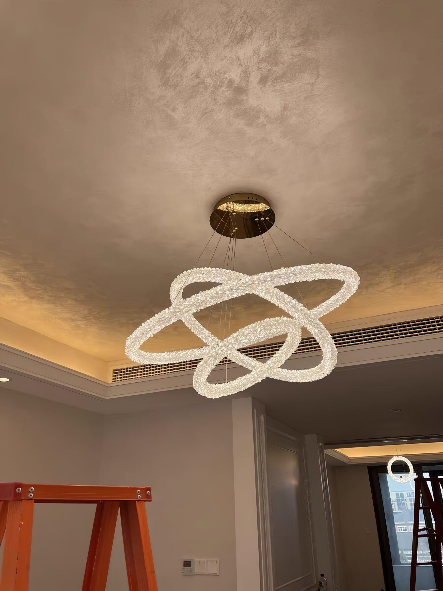 Ring Crystal Chandeliers - Blowlighting