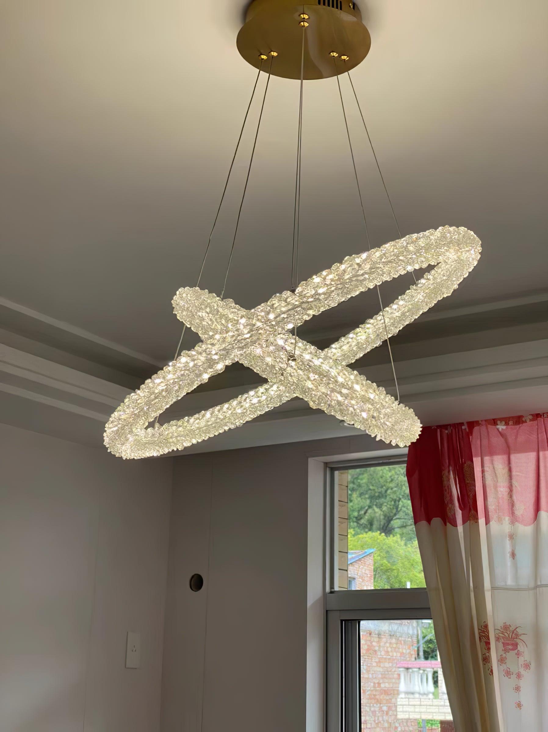 Ring Crystal Chandeliers - Blowlighting