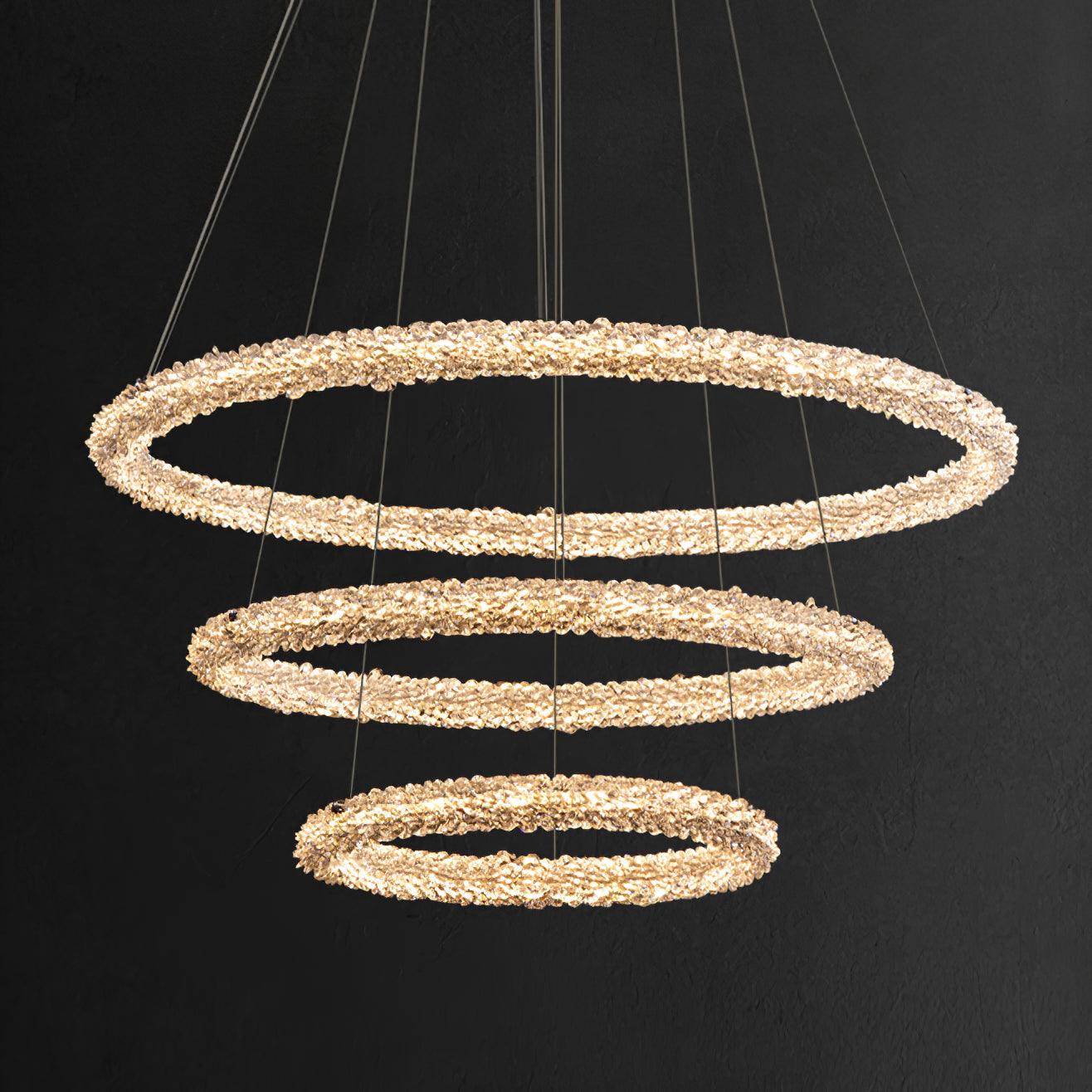 Ring Crystal Chandeliers - Blowlighting