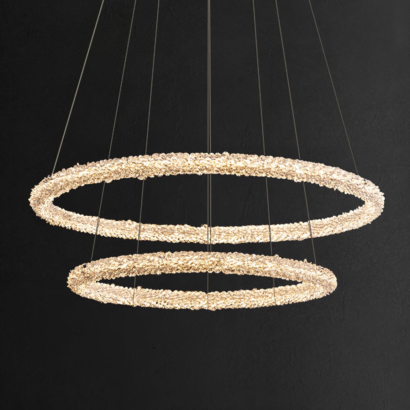 Ring Crystal Chandeliers - Blowlighting
